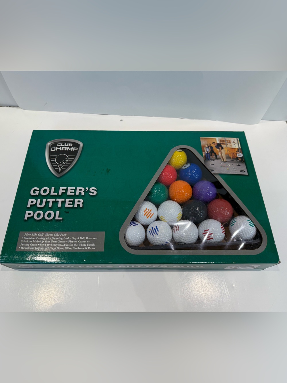 Club Champ Golfer’s Putter Pool Set | Indoor Putting Game & Training Aid